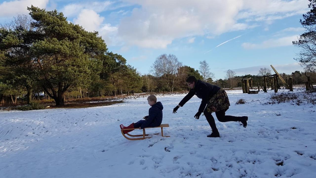 Chalet Op De Veluwe # Beuk بوتِنْ المظهر الخارجي الصورة